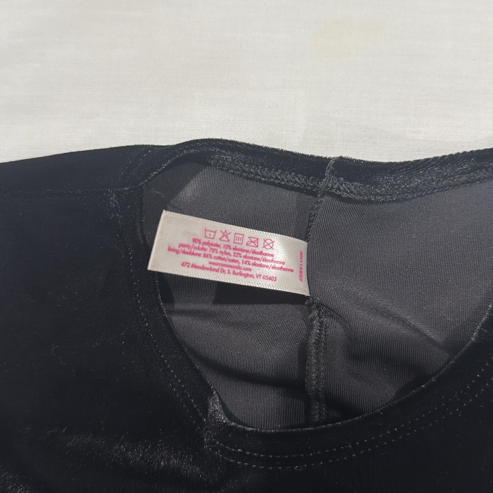 NWT Commando Black‎ Velvet Signature Bodysuit